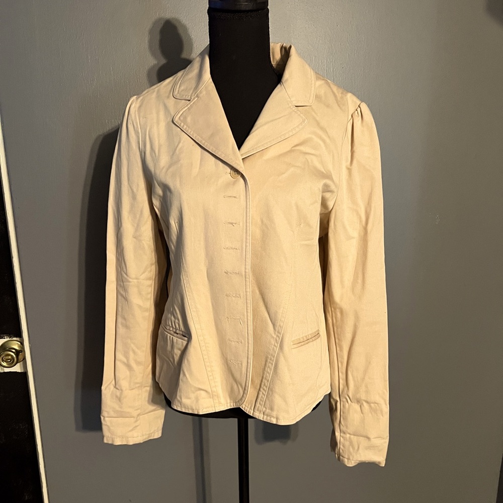 Lauren Ralph Lauren button down long sleeve jacket size large